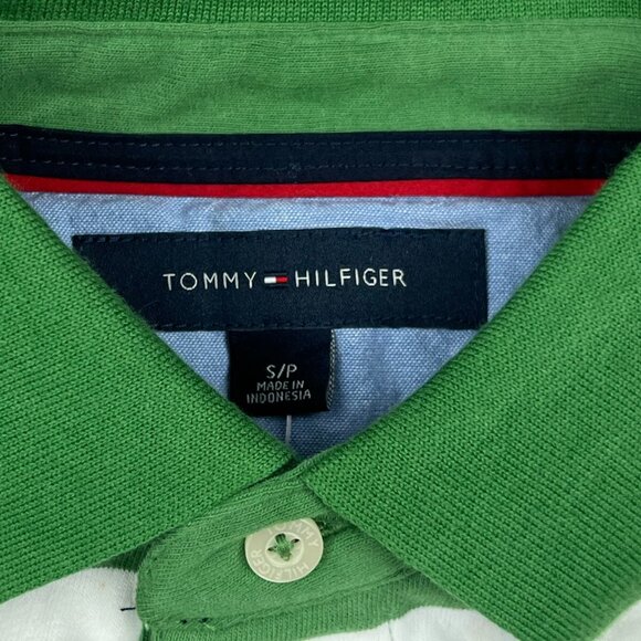NWT Men's Tommy Hilfiger Short Sleeve Striped Classic Fit Polo Shirt Small - Picture 7 of 11
